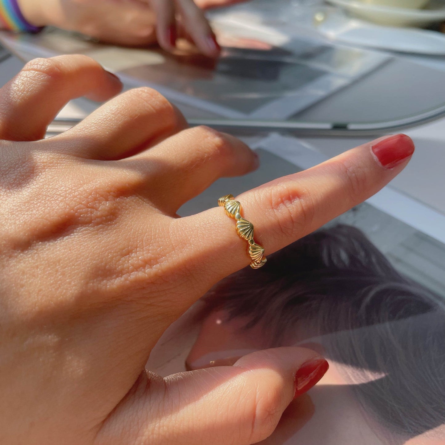 Seascape Ring (Solid Silver) - Hypoallergenic - Abbott Atelier