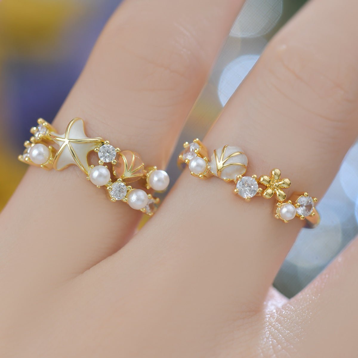 Seascape Shell Ring - Gold - Plated - Abbott Atelier