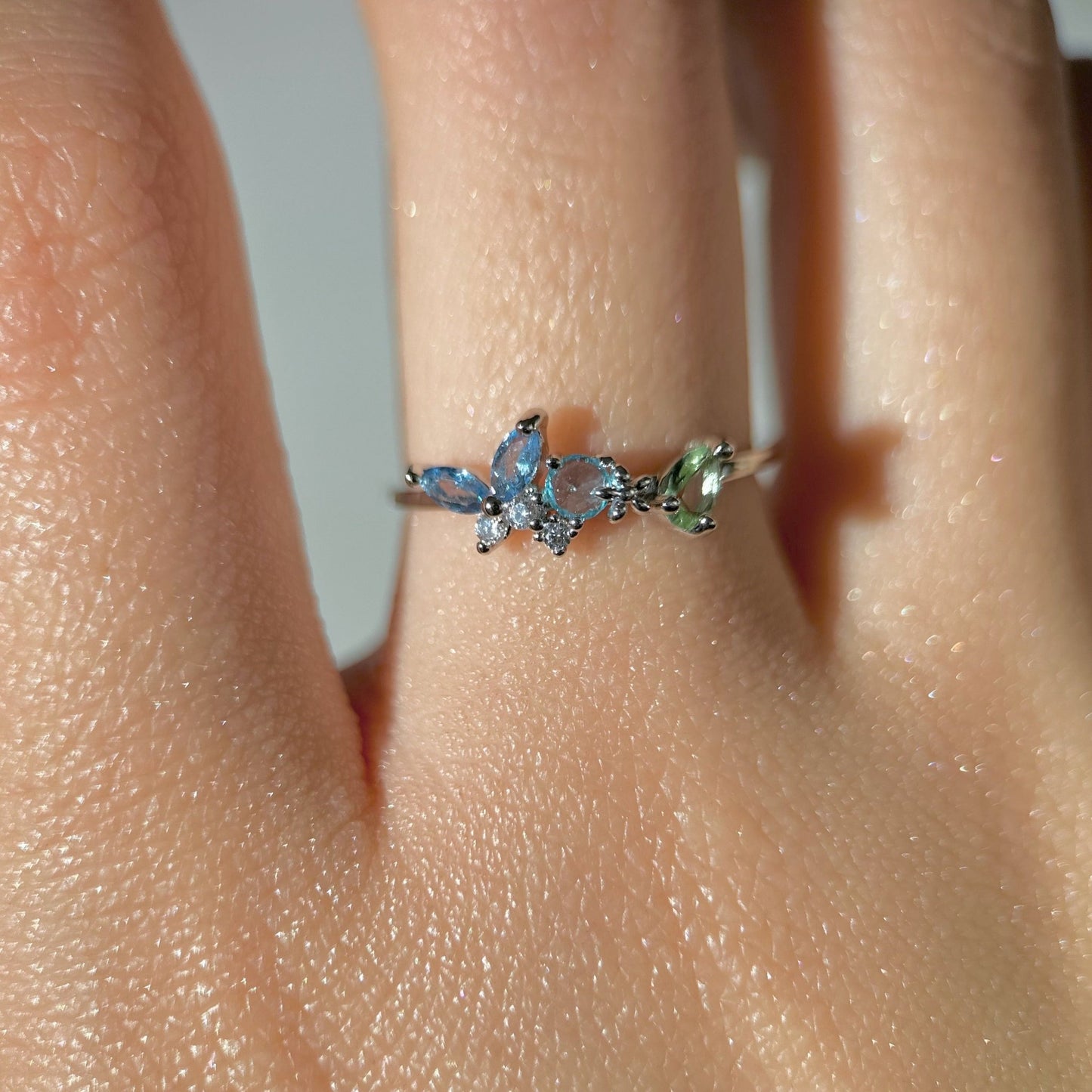 Silver Butterfly Ring - Becky - Gold - Plated - Abbott Atelier