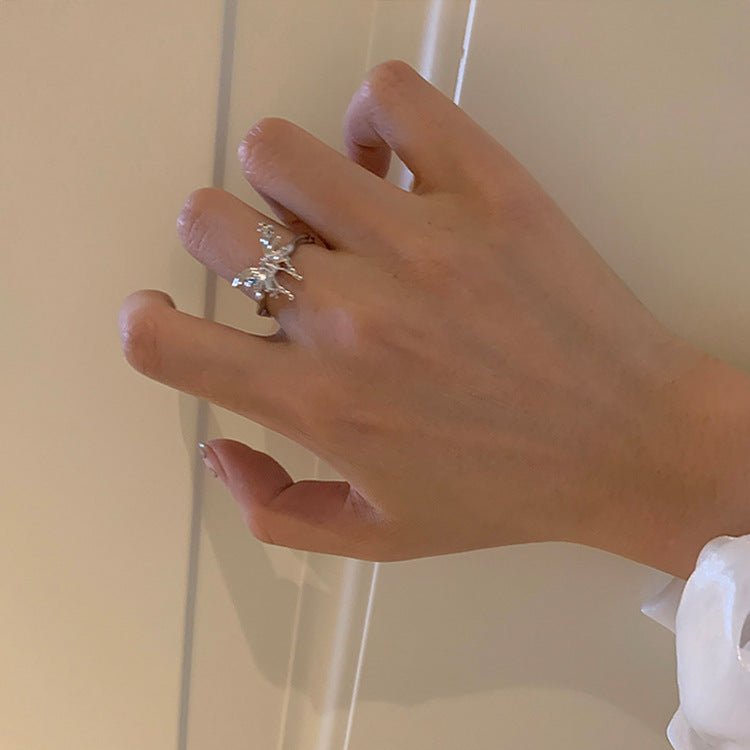 Silver Butterfly Ring - Lana - Gold - Plated - Abbott Atelier