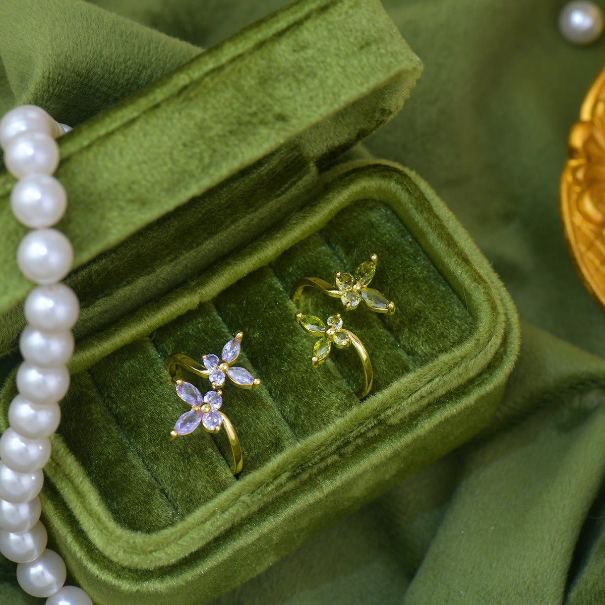 Snowlight Butterfly Ring - Gold - Plated - Abbott Atelier