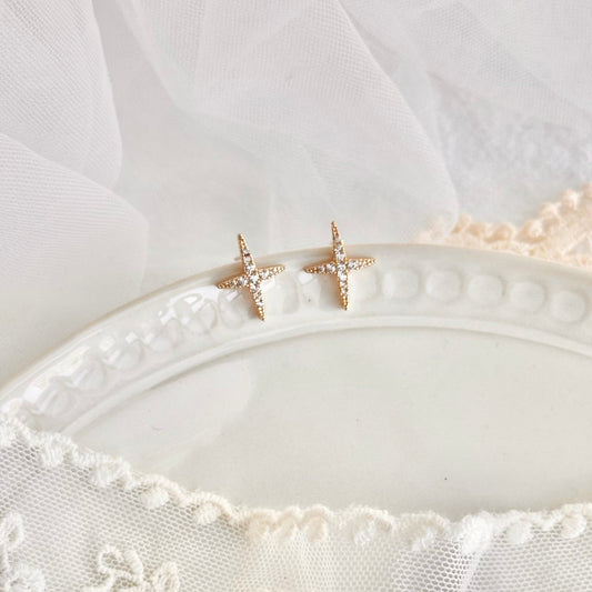 Sparkle Stud Earrings - Hypoallergenic - Abbott Atelier