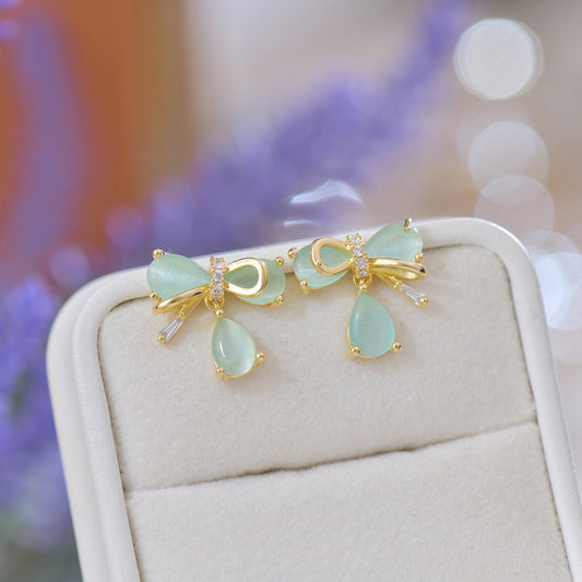 Spring Bow Earrings - Hypoallergenic - Abbott Atelier