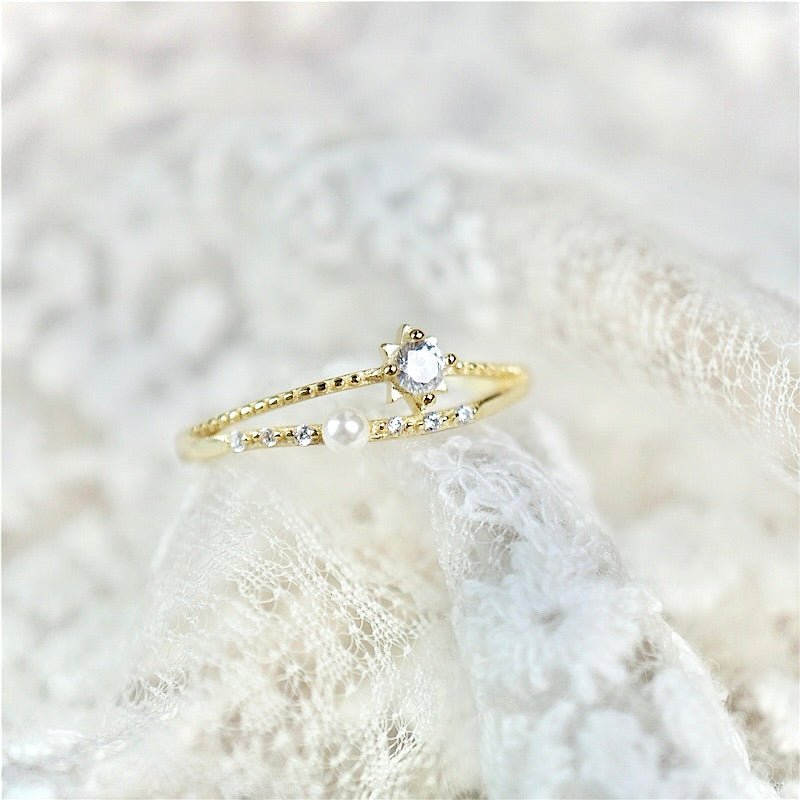 Starlight Sonata Ring - Gold - Plated - Abbott Atelier