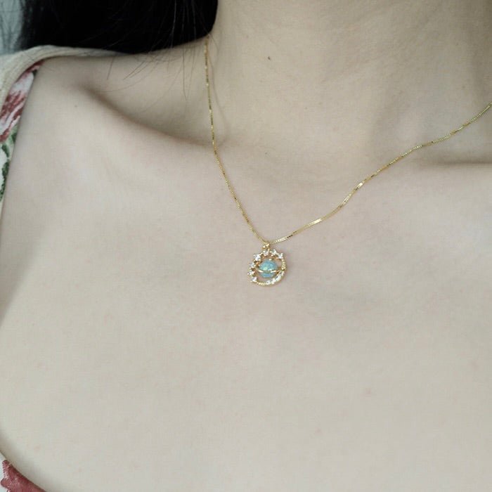 Starlit Aurora Necklace (Solid Silver) - Abbott Atelier - Abbott Atelier