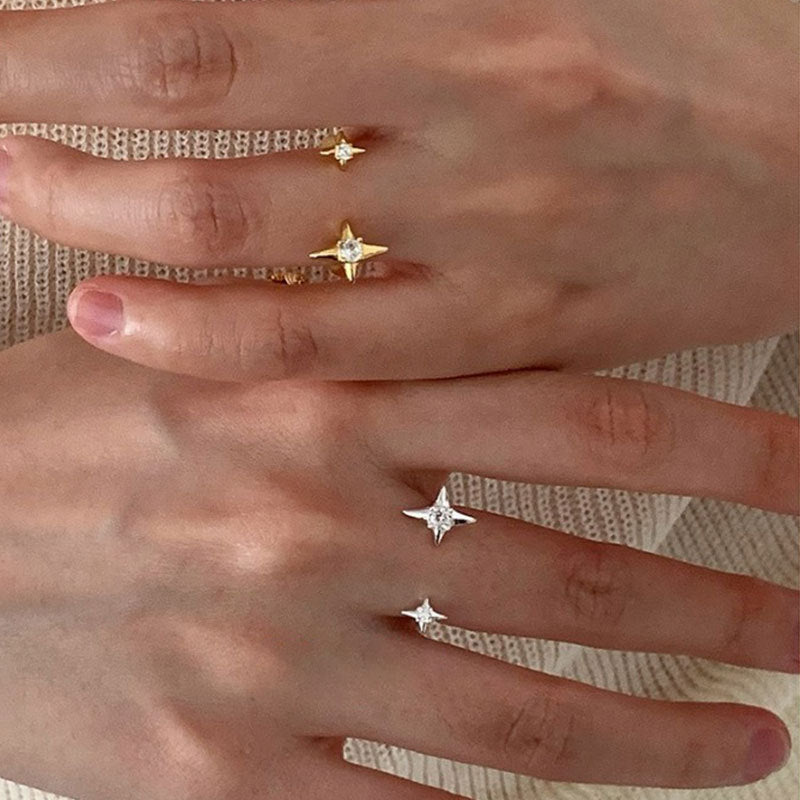 Starlit Wish Ring in Gold - Gold - Plated - Abbott Atelier