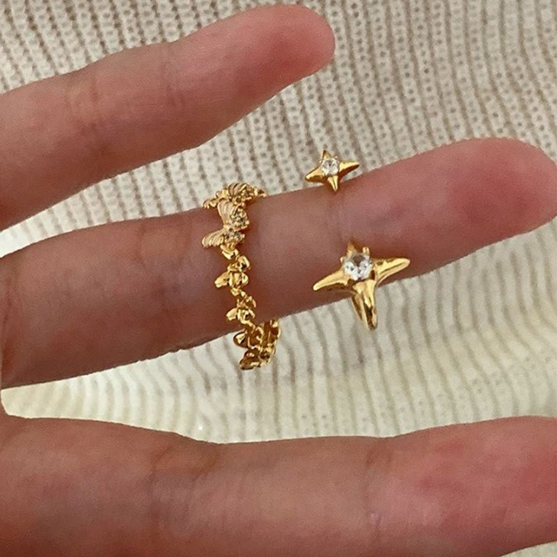 Starlit Wish Ring in Gold - Gold - Plated - Abbott Atelier