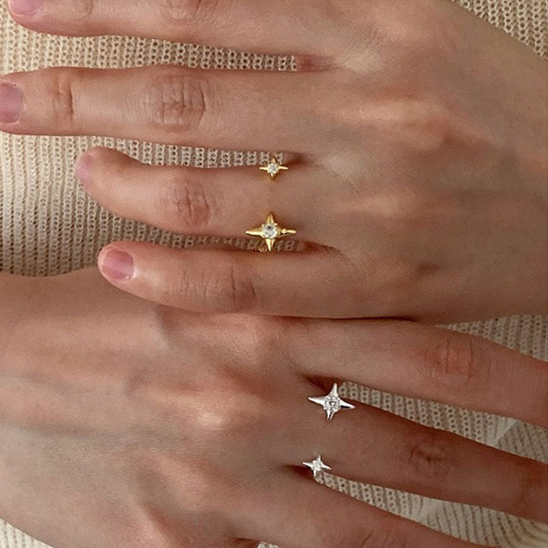 Starlit Wish Ring in Silver - Gold - Plated - Abbott Atelier