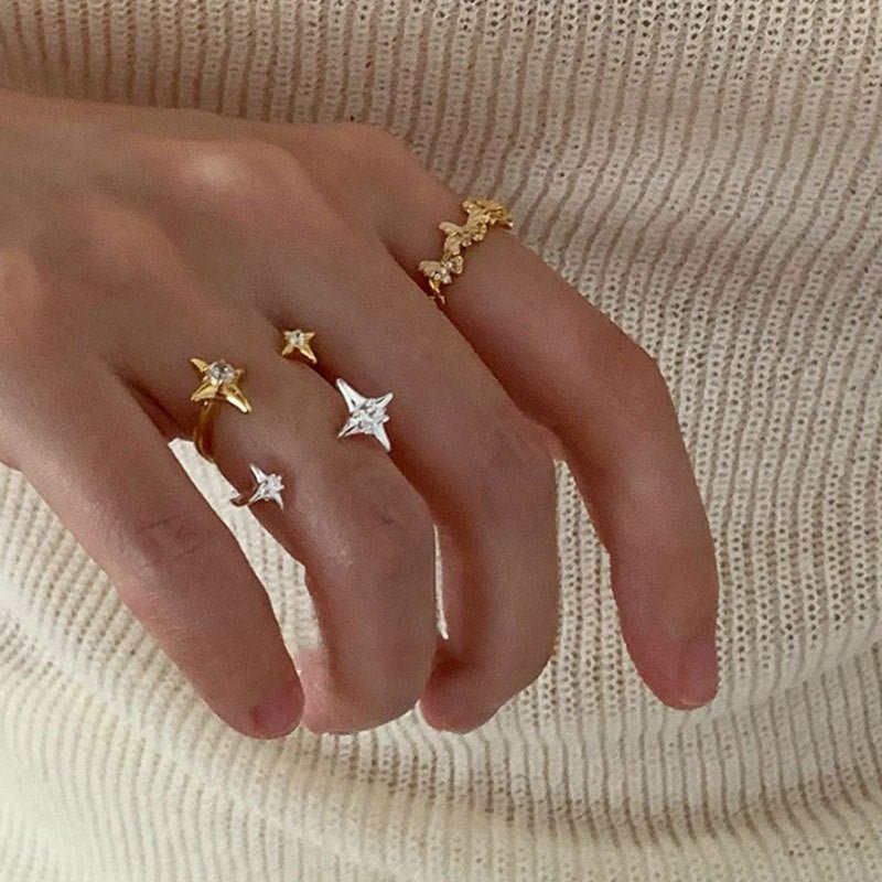 Starlit Wish Ring in Silver - Gold - Plated - Abbott Atelier