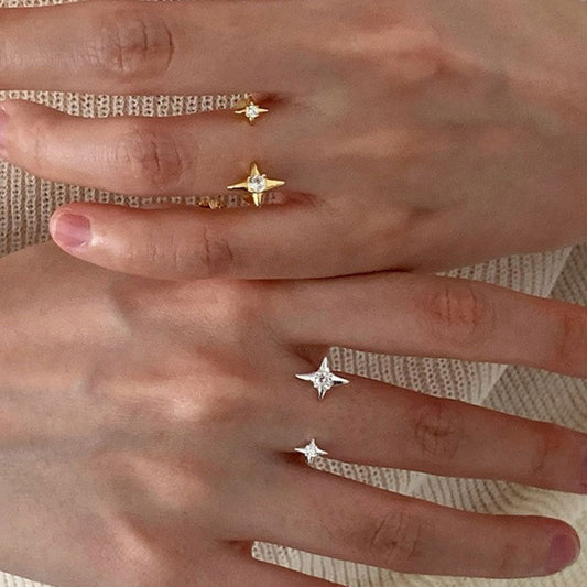 Starlit Wish Ring in Silver - Gold - Plated - Abbott Atelier