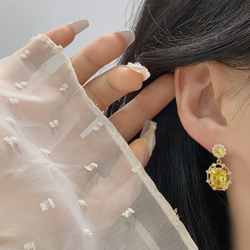 Sunshine Butterfly Drop Earrings - Gold Plated - Abbott Atelier