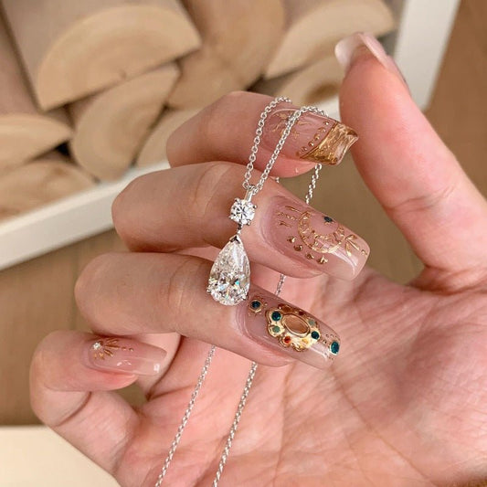 Tear of Aurora Necklace - Gold Plated - Abbott Atelier