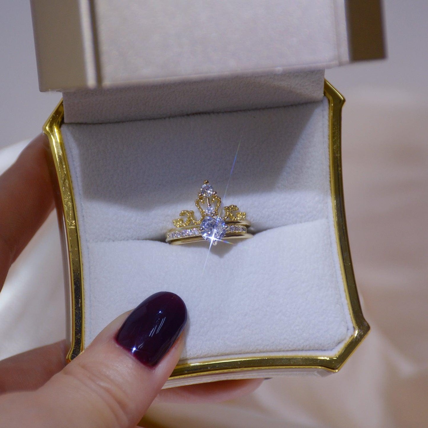 Tiara Ring Set - Gold - Plated - Abbott Atelier