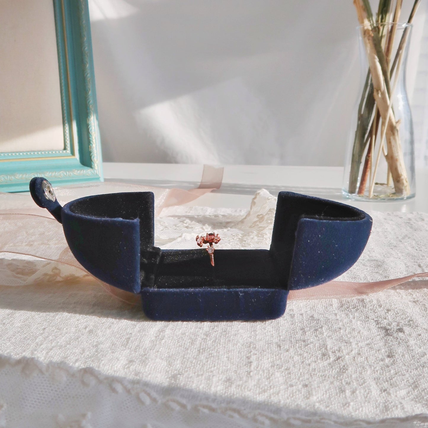 Velvet Jewelry Box - Abbott Atelier - Abbott Atelier