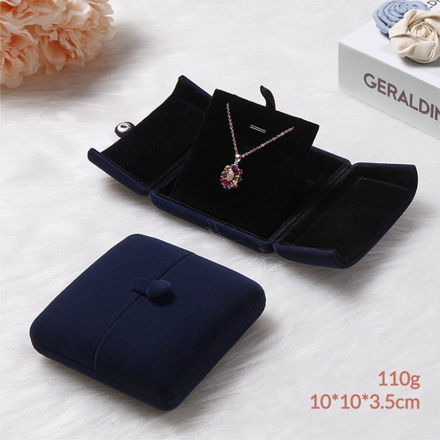 Velvet Jewelry Box - Abbott Atelier - Abbott Atelier