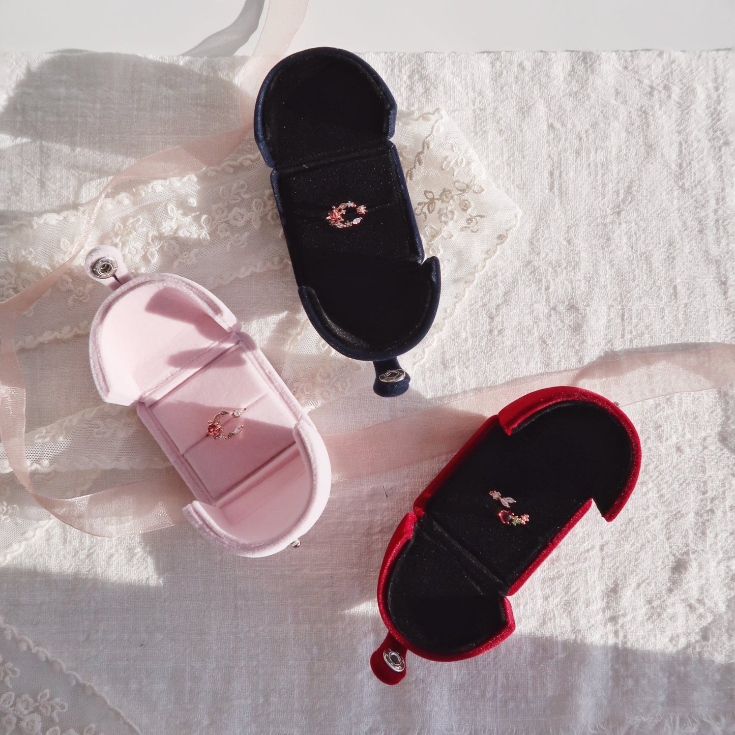 Velvet Jewelry Box - Abbott Atelier - Abbott Atelier