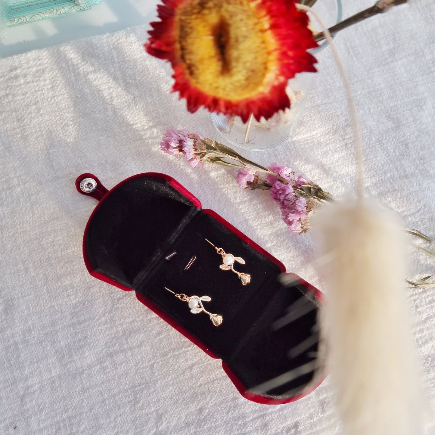 Velvet Jewelry Box - Abbott Atelier - Abbott Atelier