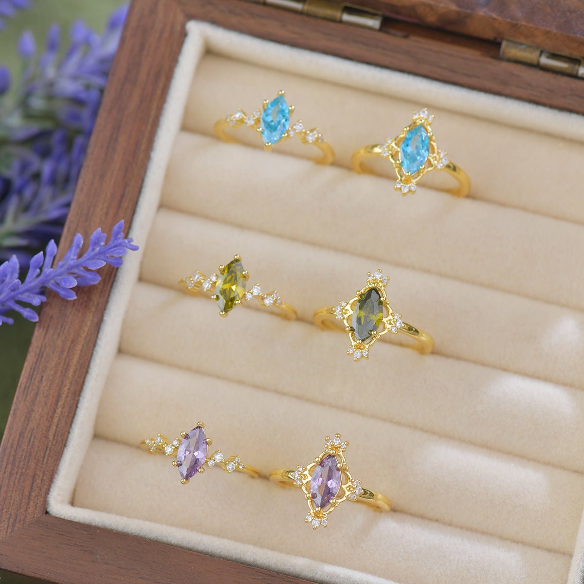 Verdant Celestia Ring - Gold - Plated - Abbott Atelier
