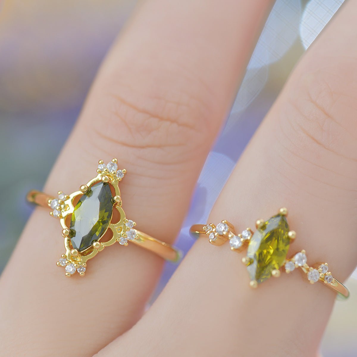 Verdant Celestia Ring - Gold - Plated - Abbott Atelier