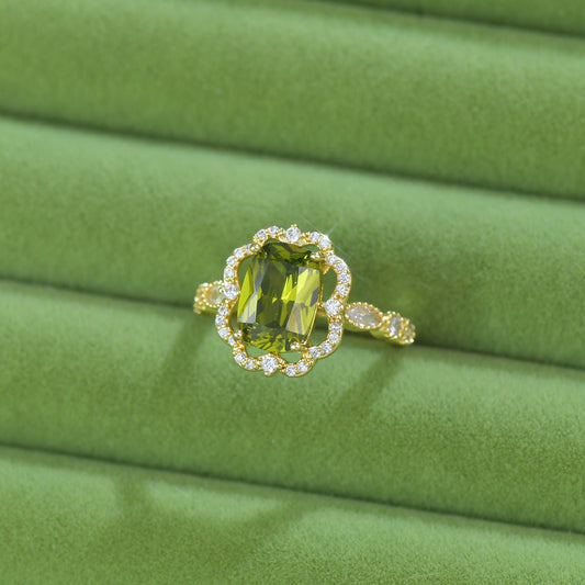 Verdant Fleur Royale Ring - Gold - Plated - Abbott Atelier
