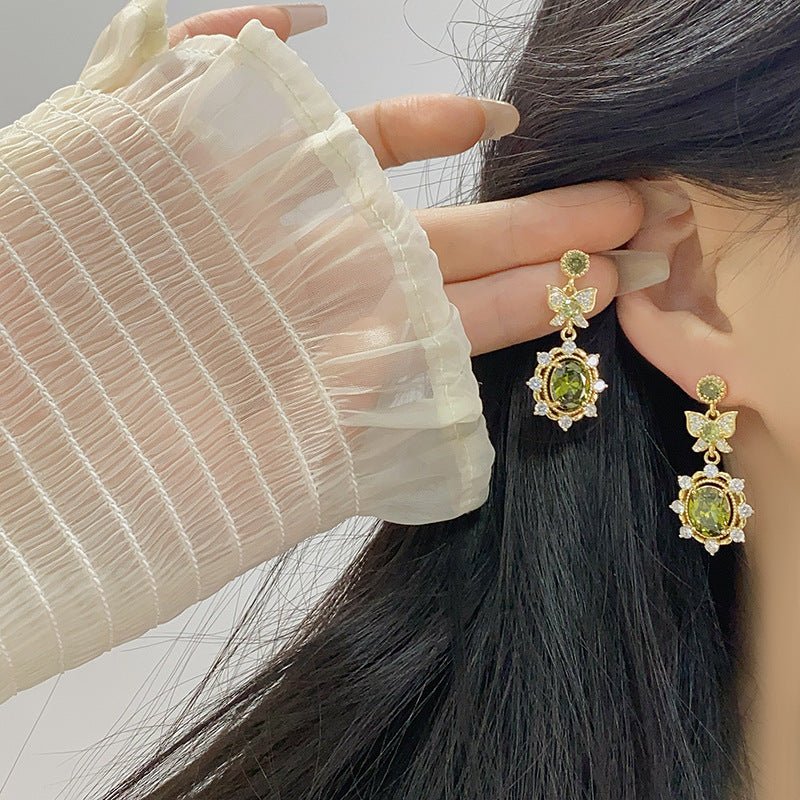 Verdant Flutter Earrings - Hypoallergenic - Abbott Atelier