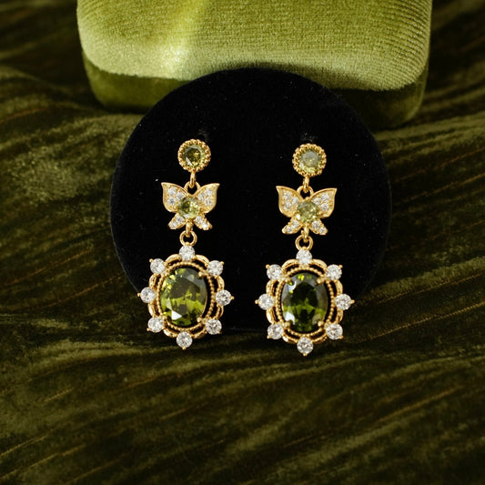 Verdant Flutter Earrings - Hypoallergenic - Abbott Atelier