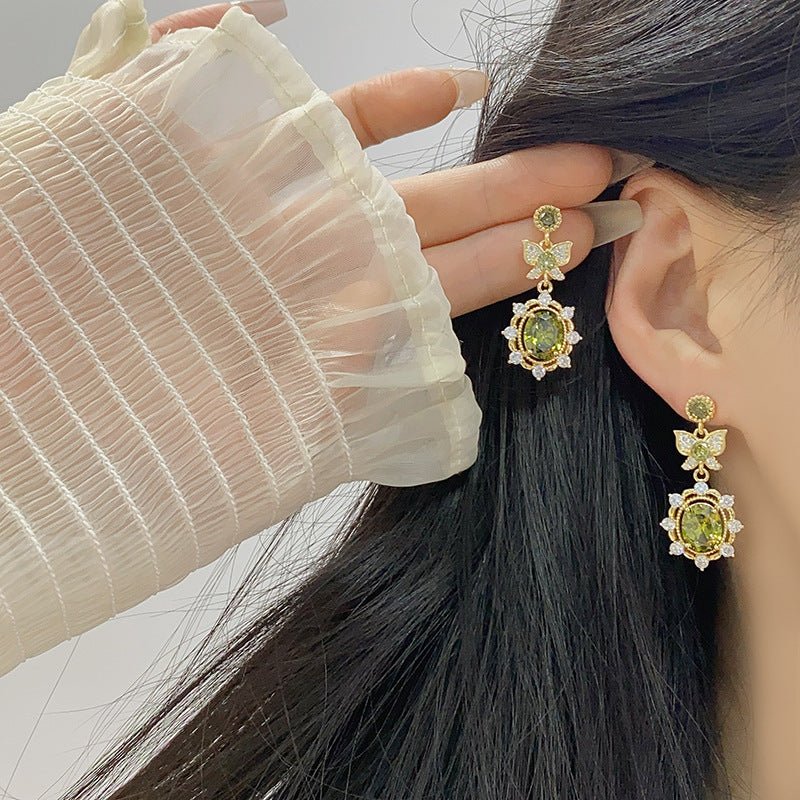 Verdant Flutter Earrings - Hypoallergenic - Abbott Atelier