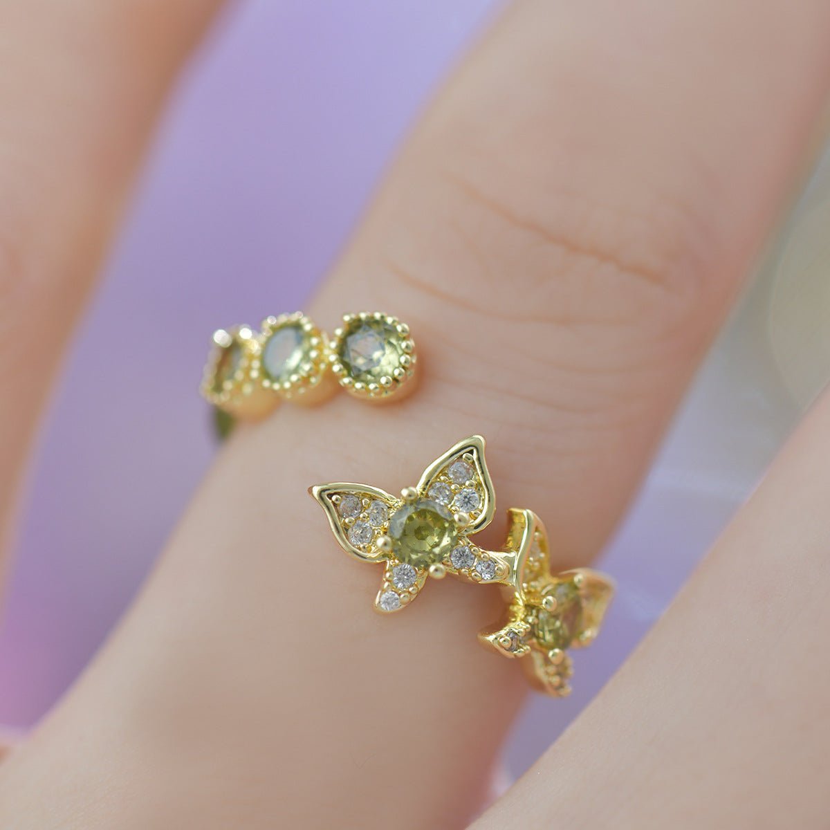 Verdant Flutter Ring - Gold - Plated - Abbott Atelier
