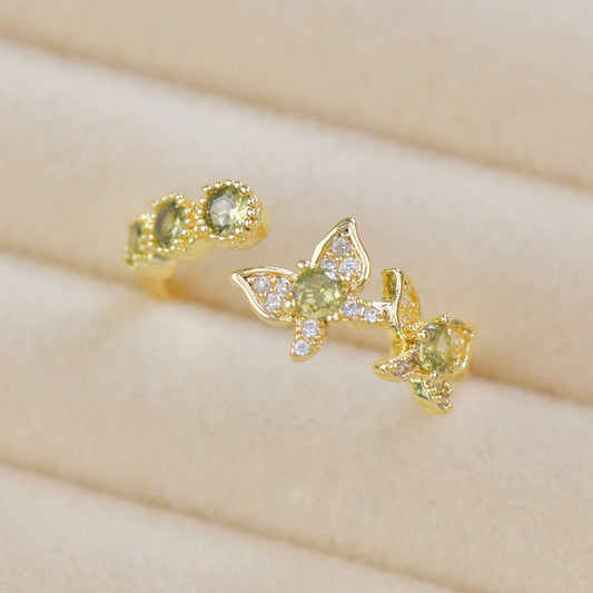 Verdant Flutter Ring - Gold - Plated - Abbott Atelier