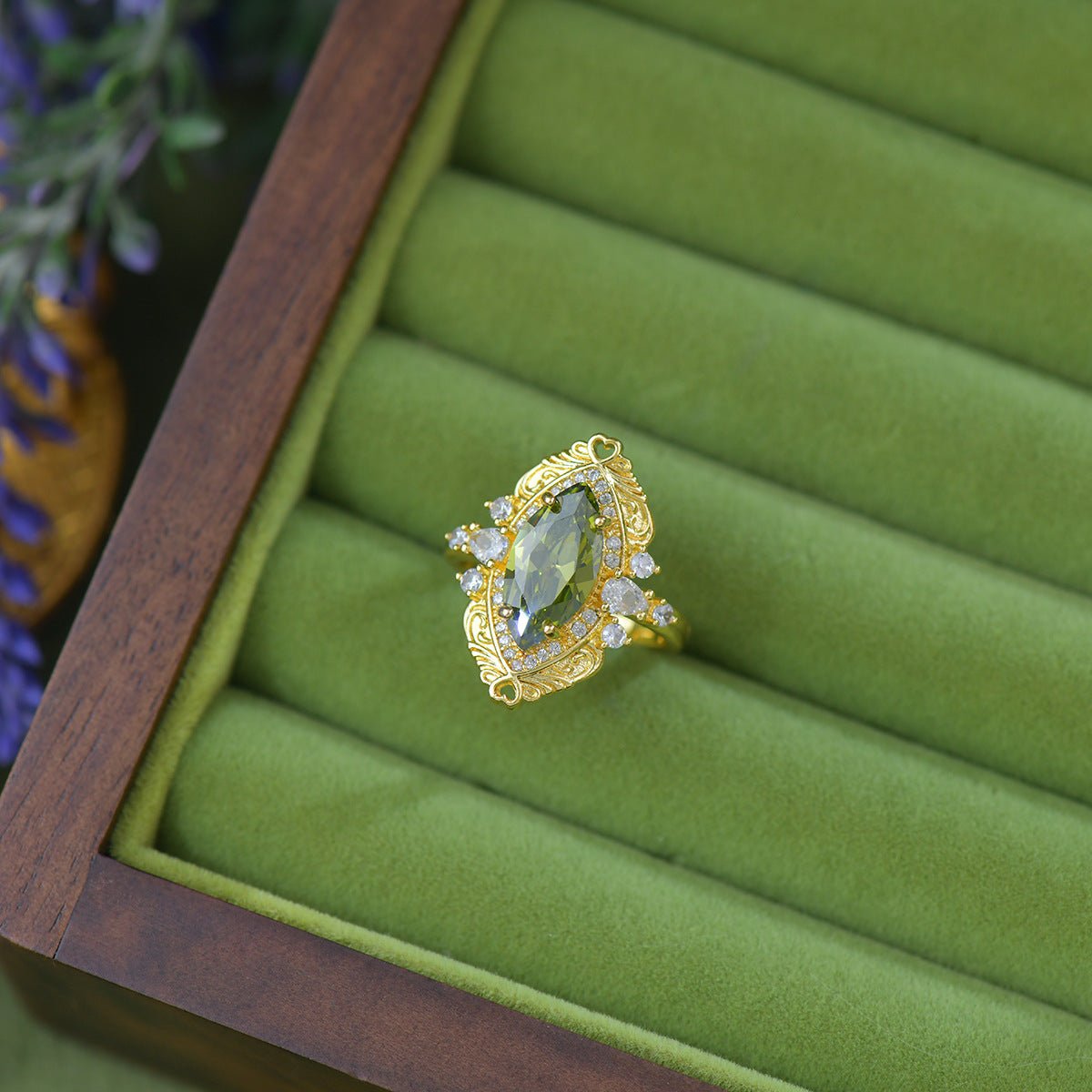 Verdant Heirloom Ring - Gold - Plated - Abbott Atelier