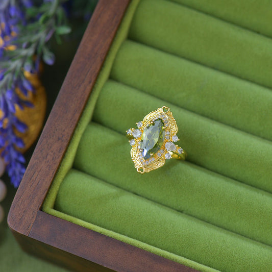 Verdant Heirloom Ring - Gold - Plated - Abbott Atelier