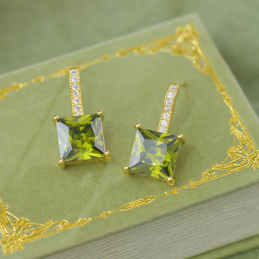 Verdant Princess Earrings - Hypoallergenic - Abbott Atelier