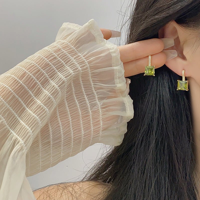 Verdant Princess Earrings - Hypoallergenic - Abbott Atelier