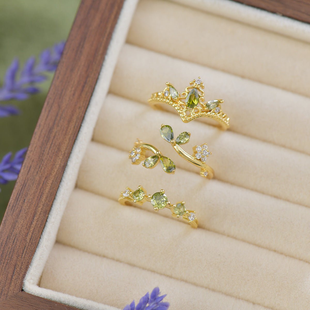 Verdant Tiara Ring - Gold - Plated - Abbott Atelier