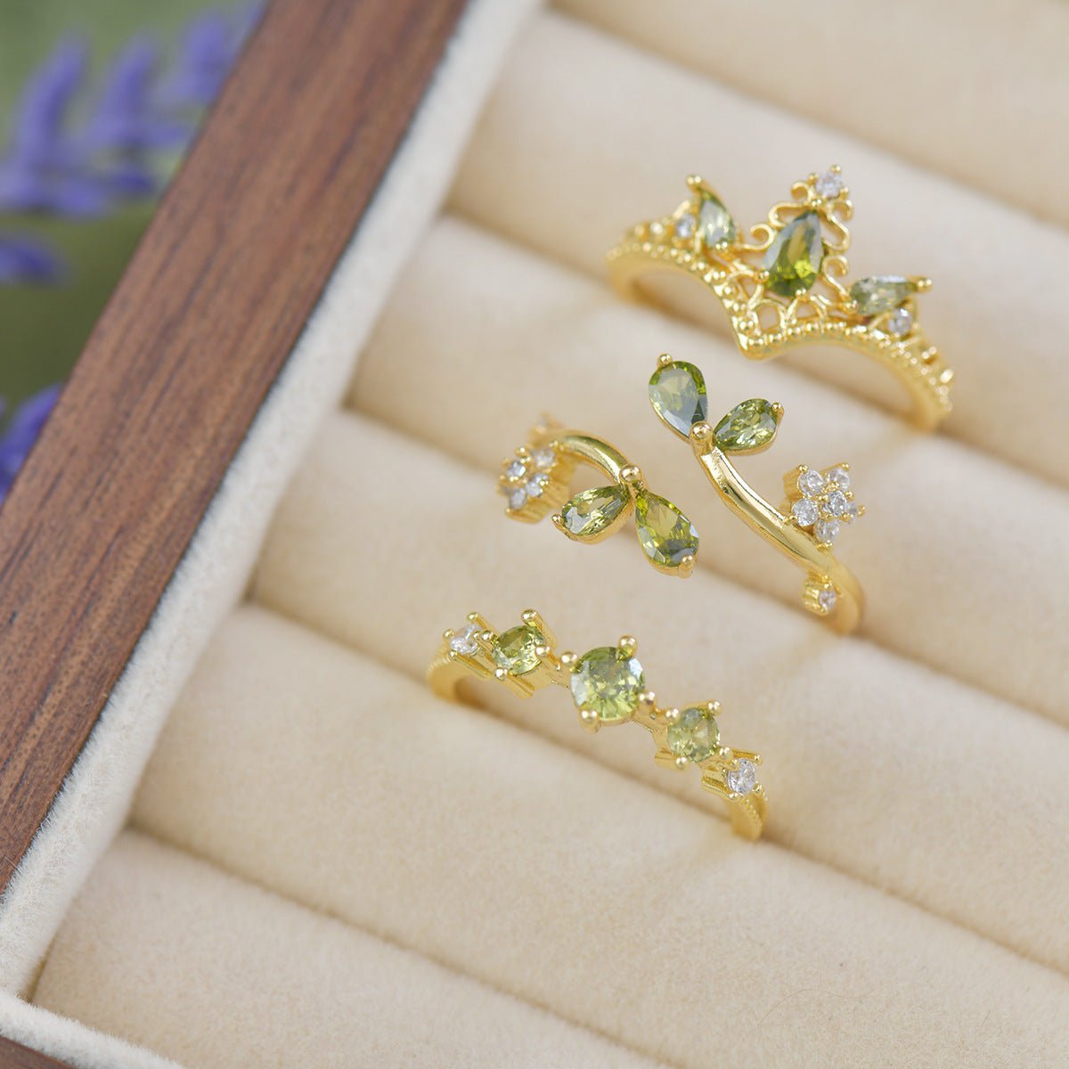 Verdant Tiara Ring - Gold - Plated - Abbott Atelier