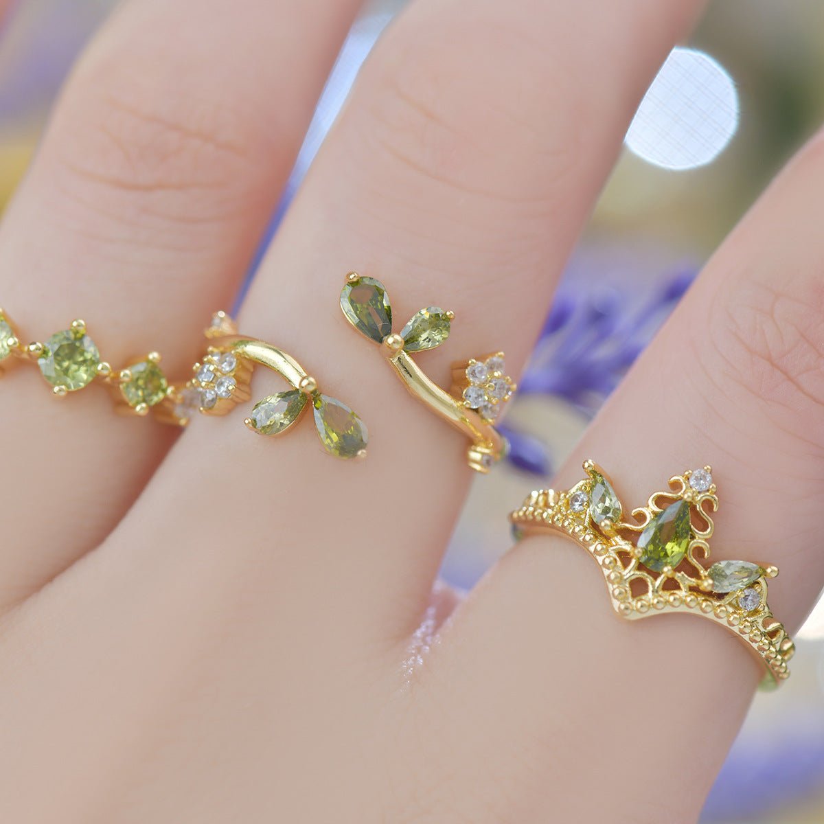 Verdant Tiara Ring - Gold - Plated - Abbott Atelier