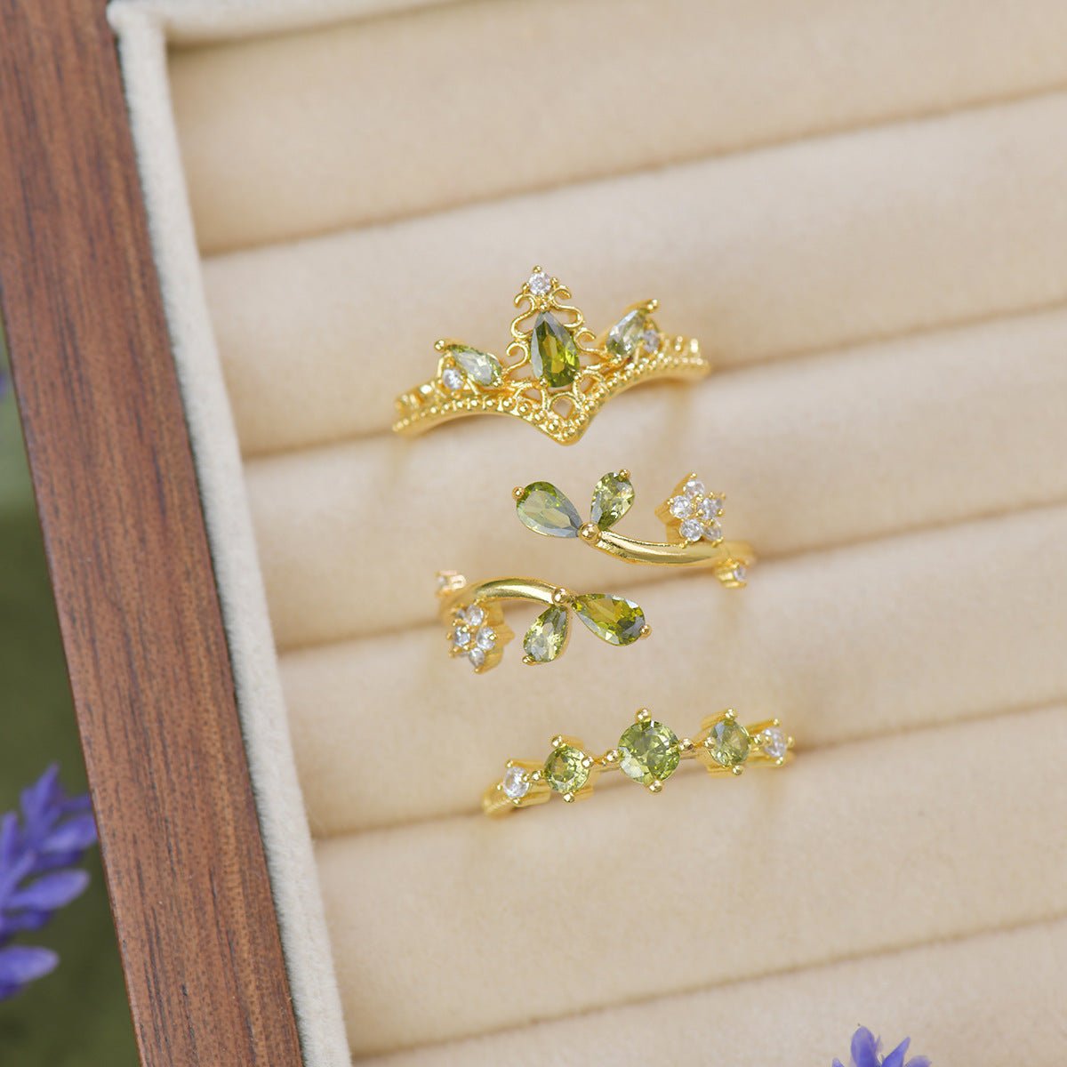 Verdant Tiara Ring - Gold - Plated - Abbott Atelier