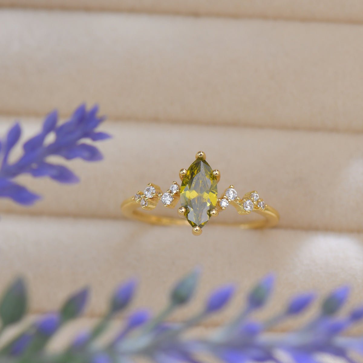 Verde Astra Ring - Gold - Plated - Abbott Atelier