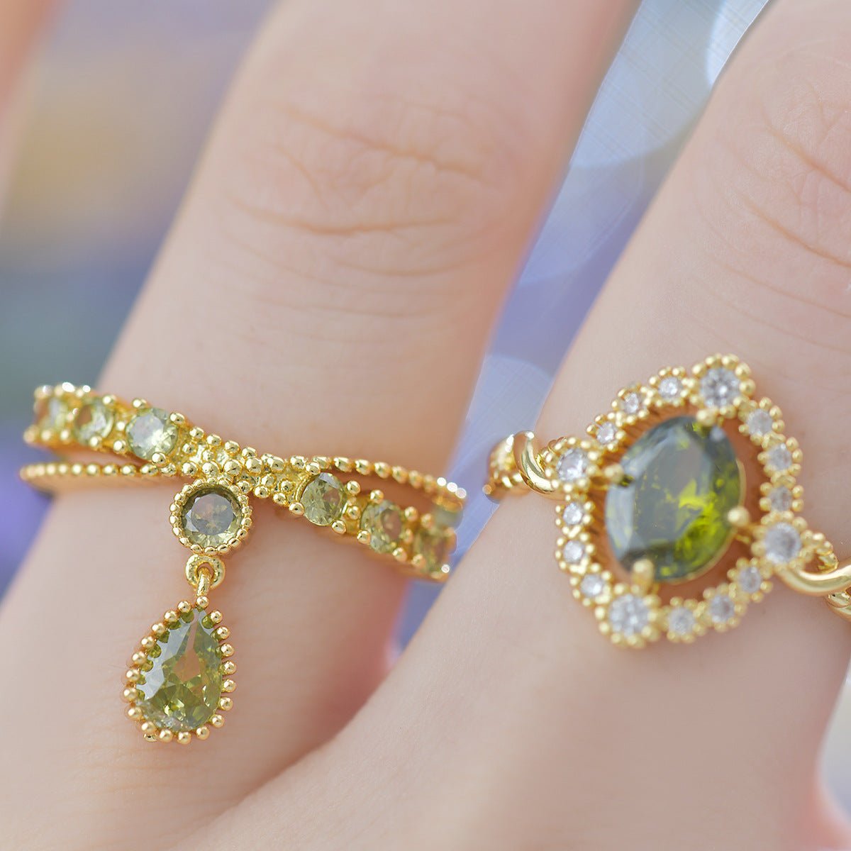 Verde Belle Ring - Gold - Plated - Abbott Atelier
