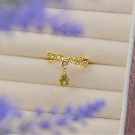 Verde Belle Ring - Gold - Plated - Abbott Atelier