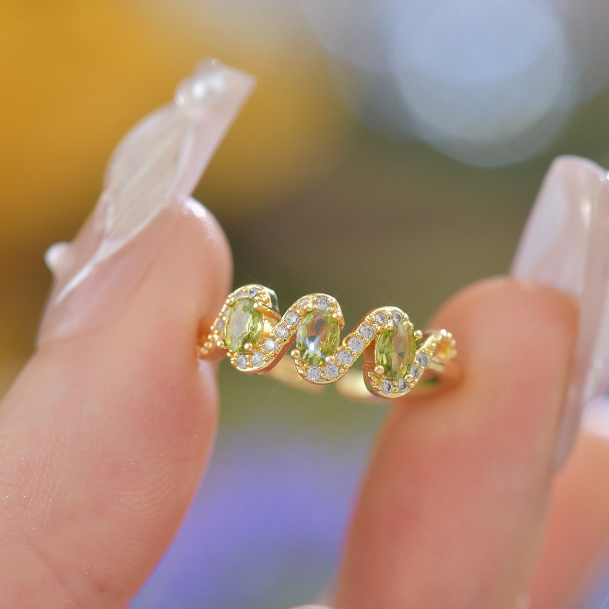 Verde Cécile Ring - Gold - Plated - Abbott Atelier