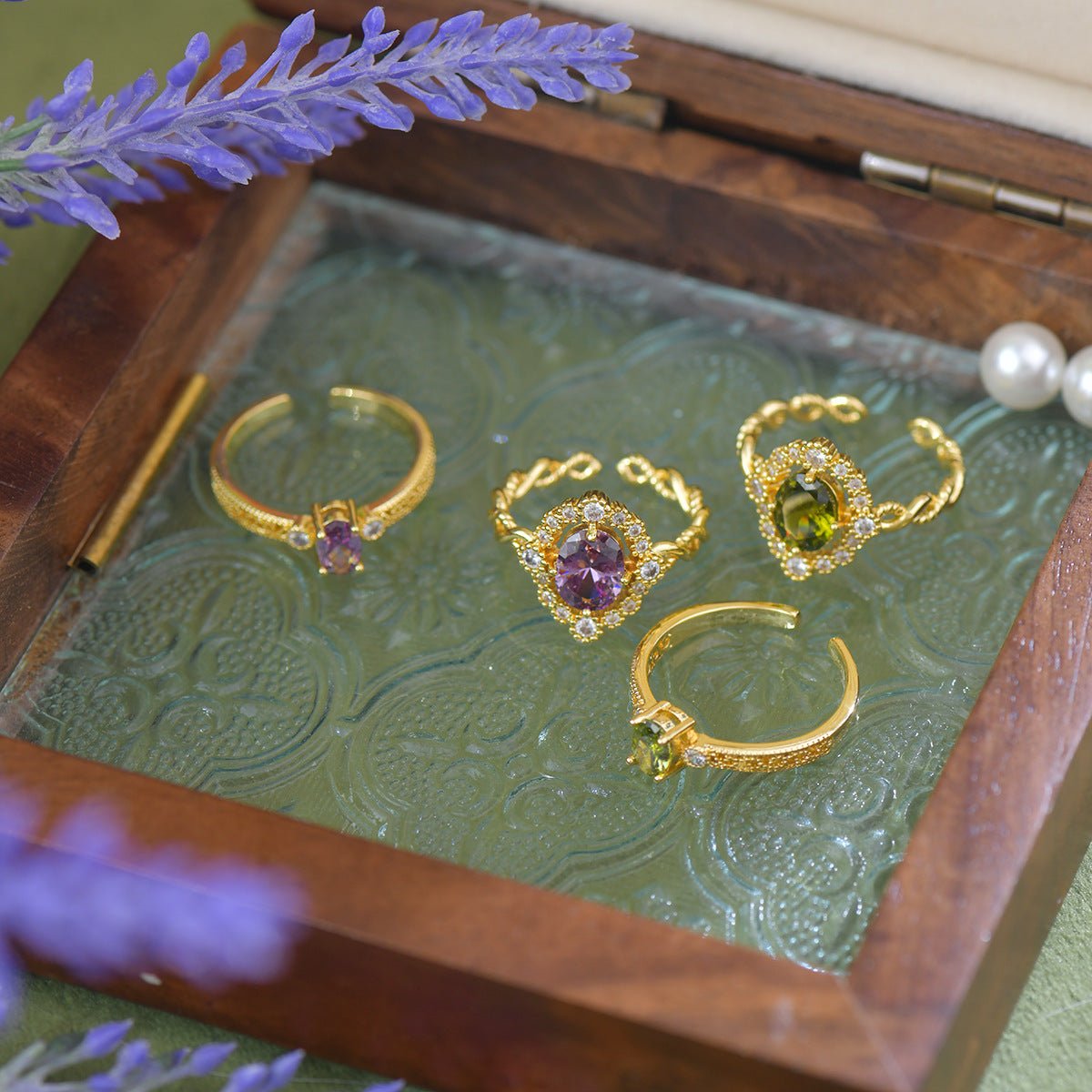 Verde Grace Ring - Gold - Plated - Abbott Atelier