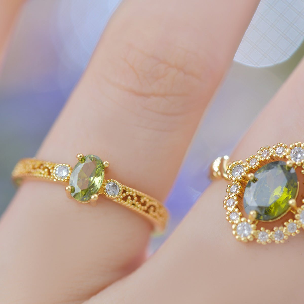 Verde Grace Ring - Gold - Plated - Abbott Atelier
