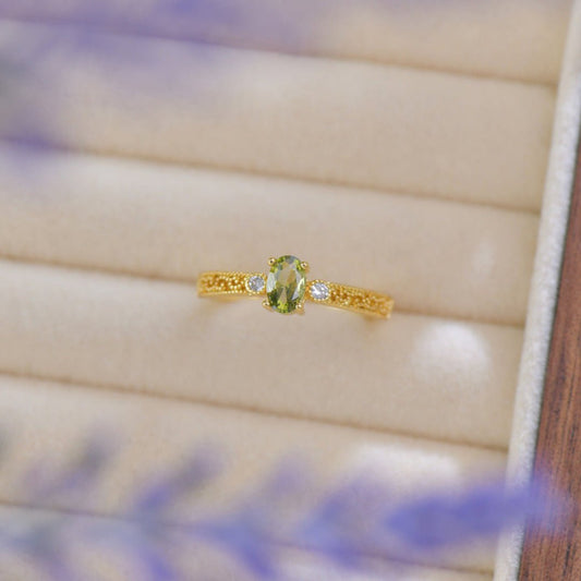 Verde Grace Ring - Gold - Plated - Abbott Atelier