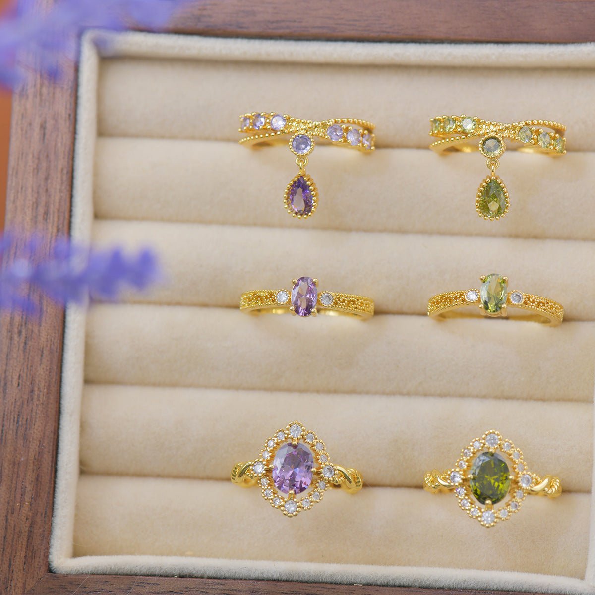 Verde Grace Ring - Gold - Plated - Abbott Atelier