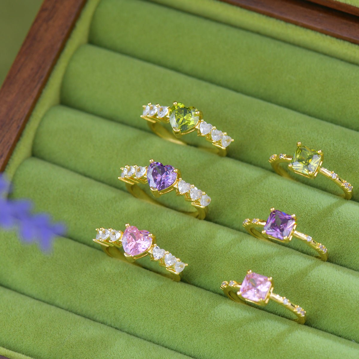 Verde Heart Ring - Gold - Plated - Abbott Atelier