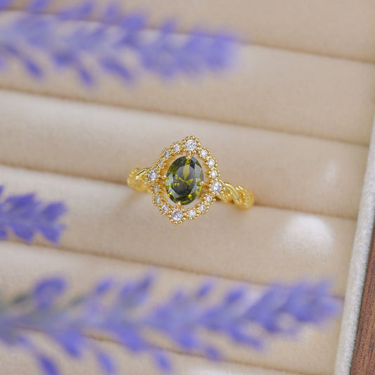 Verde Laurel Ring - Gold - Plated - Abbott Atelier