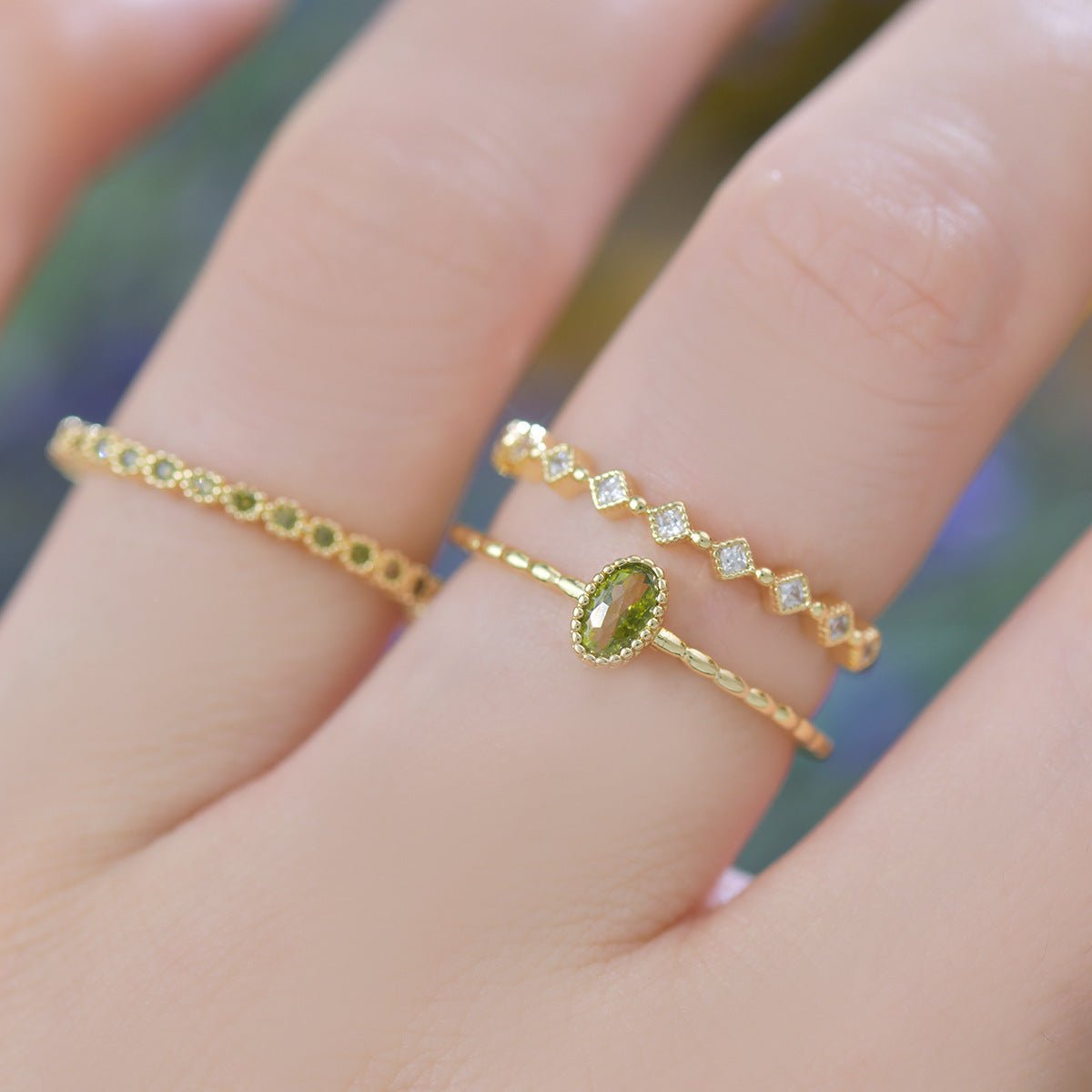 Verde Lullaby Ring - Gold - Plated - Abbott Atelier