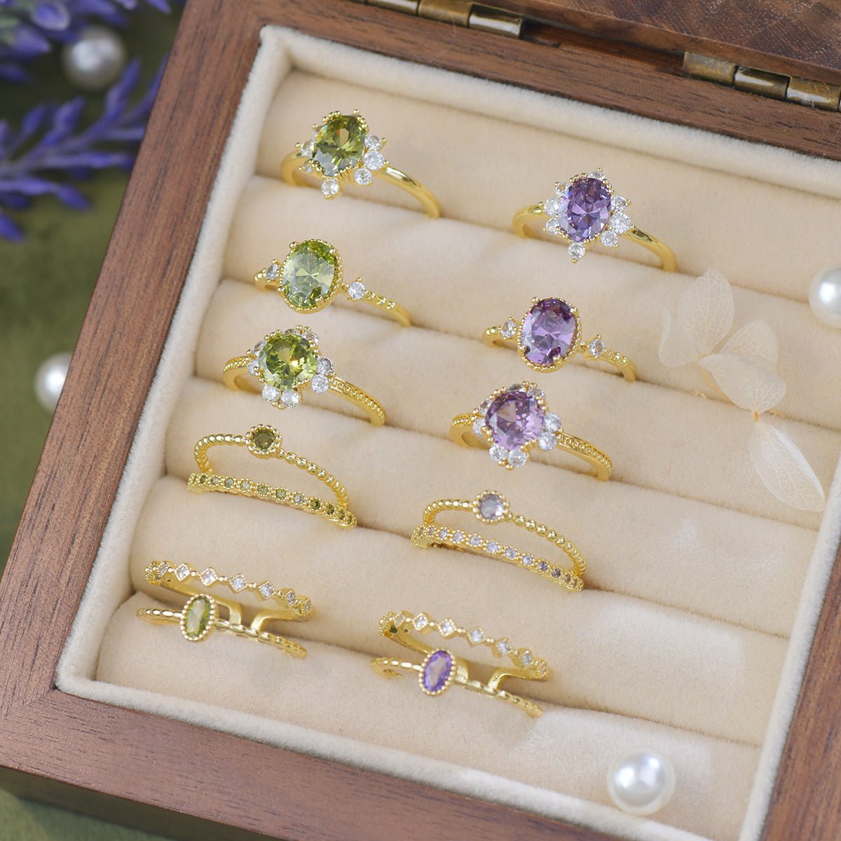 Verde Lullaby Ring - Gold - Plated - Abbott Atelier