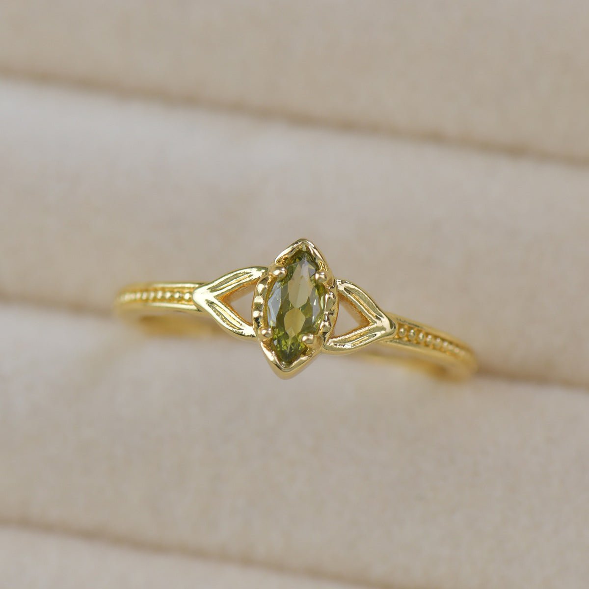 Verde Whisper Ring - Gold - Plated - Abbott Atelier